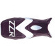 Housse de selle Bagster (2032M) Aubergine/Argent/Lettres Argent Kawasaki ZZR1100 97