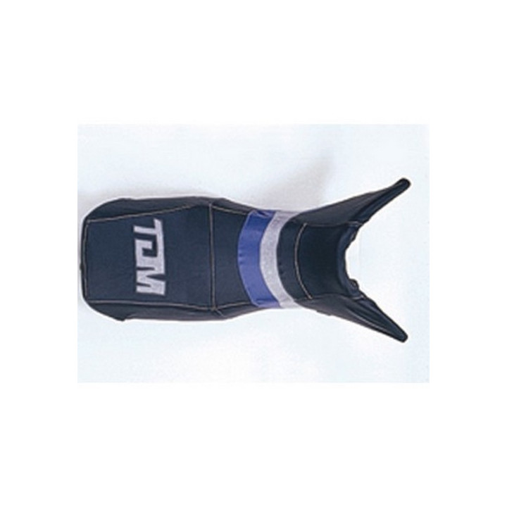 Housse de selle Bagster (2041I) Marine/Bande Aubergine/Acier/Lettres Acier Yamaha TDM 850 93