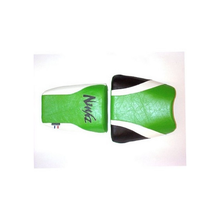 Saddle cover Bagster (2048G) Green/White/Black/White Kawasaki ZX-7R 99