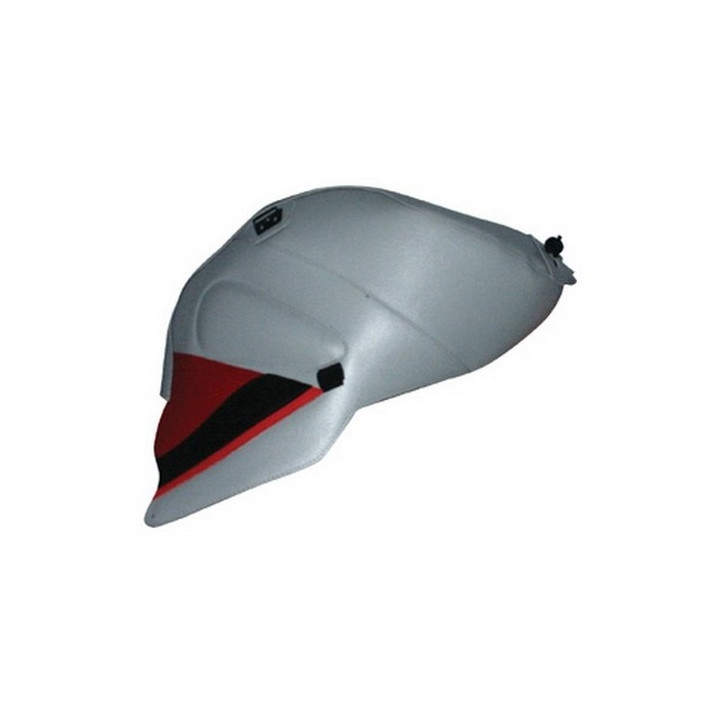 Bagster tank mat light grey/red deco (1422R) Aprilia 1000 Tuono