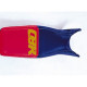 Saddle cover Bagster (2001K) Marine/Rouge/Letters Gold Honda CBR1000 93
