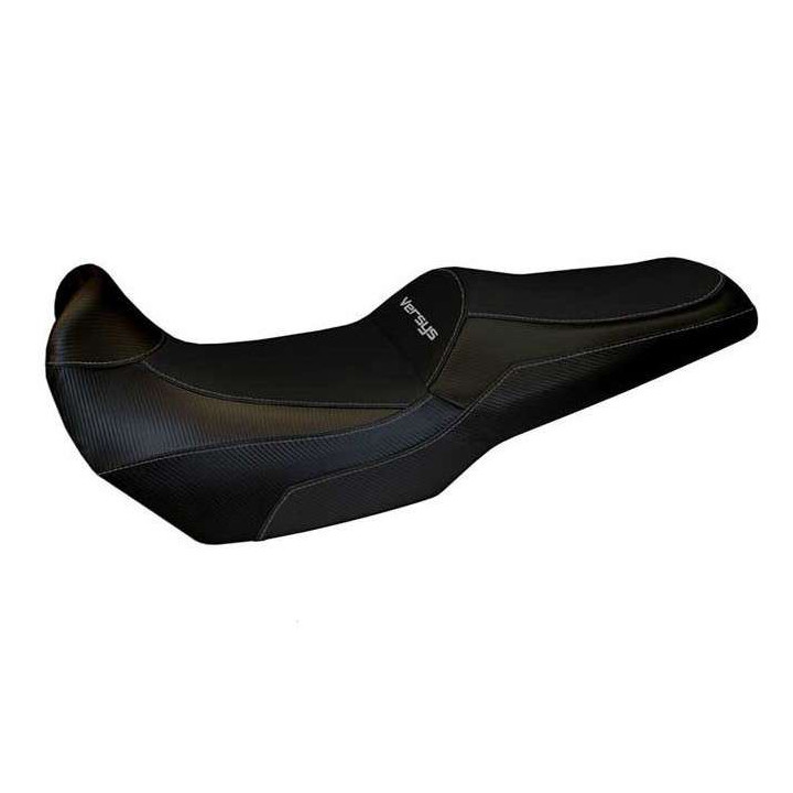 Seat cover Tappezzeria KALIBO TOTAL BLACK Kawasaki Versys 1000 19-
