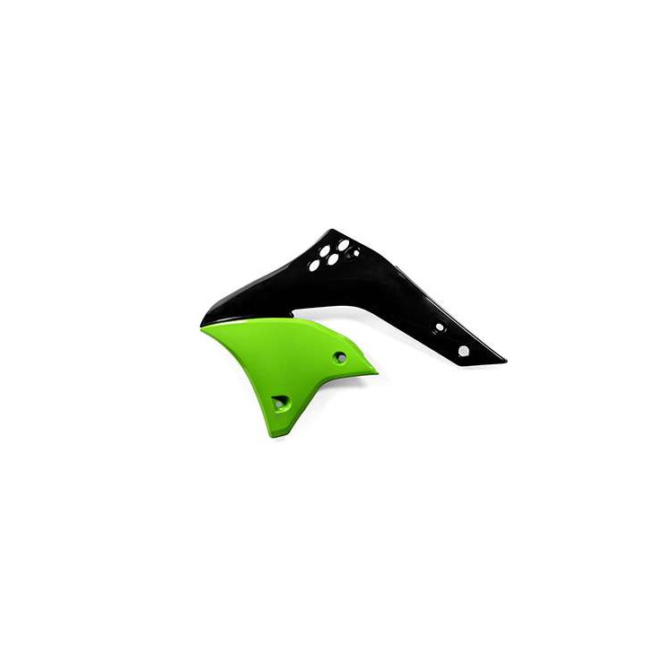 Acerbis Kawaski KX-F250 black/green radiator fins (0009104.553)