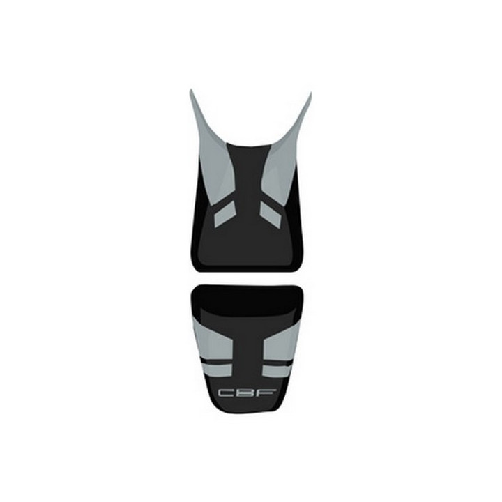 Saddle cover Bagster (2152H) Steel/Gris Clair/Letters Grises Claires Honda CBF600 S 06
