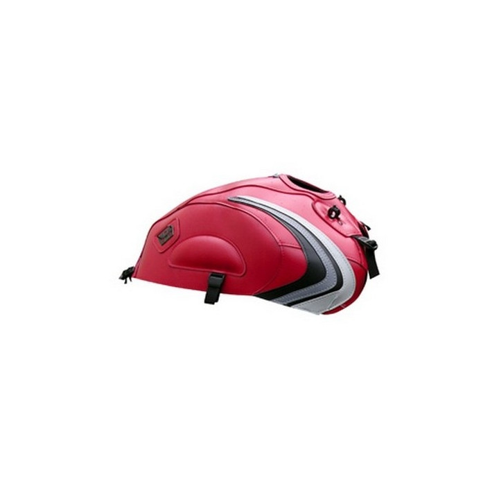 Bagster red/black steel and light grey tank mat (1518F) Yamaha YBR 125
