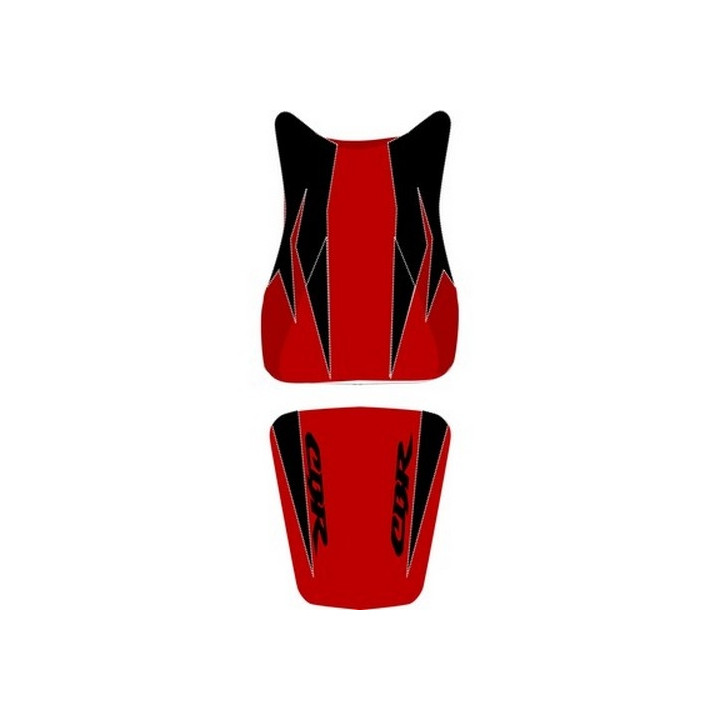 Saddle cover Bagster (2187B) Red/Black/Anthracite Letters Honda CBR600RR 07-08
