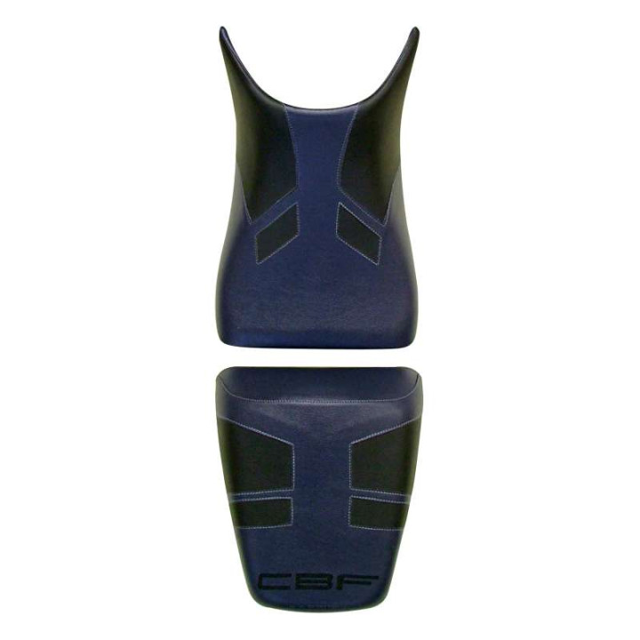 Housse de selle Bagster (2152E) Bleu De Chine/Noir/Lettres Noires Honda CBF600 S 05