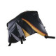 Tapis de réservoir Bagster arctique/havane/acier lisere rouge (1233H) Yamaha XTZ660