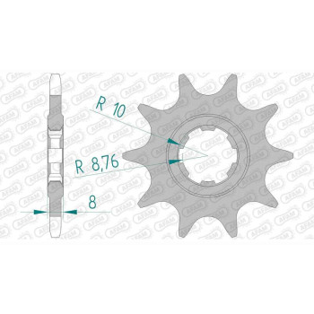 AFAM 10 teeth not 520 type 94306 Sherco 0.8 TrialS 0.8