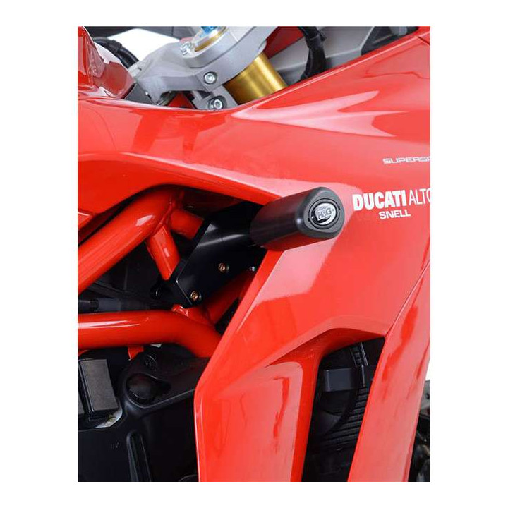 Tampons de protection R&G AERO (CP0428BL) Ducati Supersport (sans perçage)