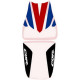 Housse de selle Bagster (2153M) Blanc/Rouge/Marine/Lettres Blanches Honda CBR1000RR 07