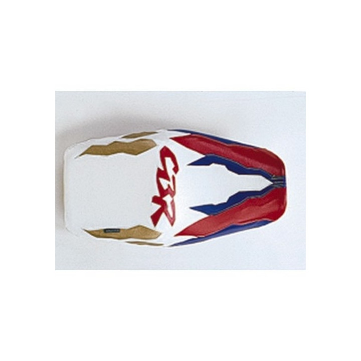 Saddle cover Bagster (2003N) Blanc/Rouge/Violet F/Or/Letters Rouge Honda CBR600 95-96
