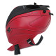 Bagster matte black/carmine red tank mat (1702B) Yamaha MT-125