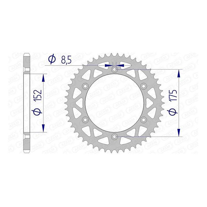 AFAM 48 teeth not 520 type 13508N Yamaha WR 125