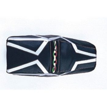 Housse de selle Bagster (2081C) Noir/Argent/Lettres Vertes Blanches et Rouges Ducati 400/600/750/900 SS 93-98 Housse de selle Bagster (2081C) Noir/Argent/Lettres Vertes Blanches et Rouges Ducati 400/600/750/900 SS 93-98
