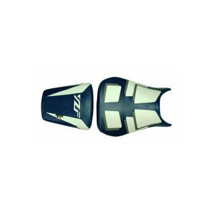 Housse de selle Bagster (2104D) Baltique/Blanc/Acier/Lettres Acier Yamaha YZF-R6 00