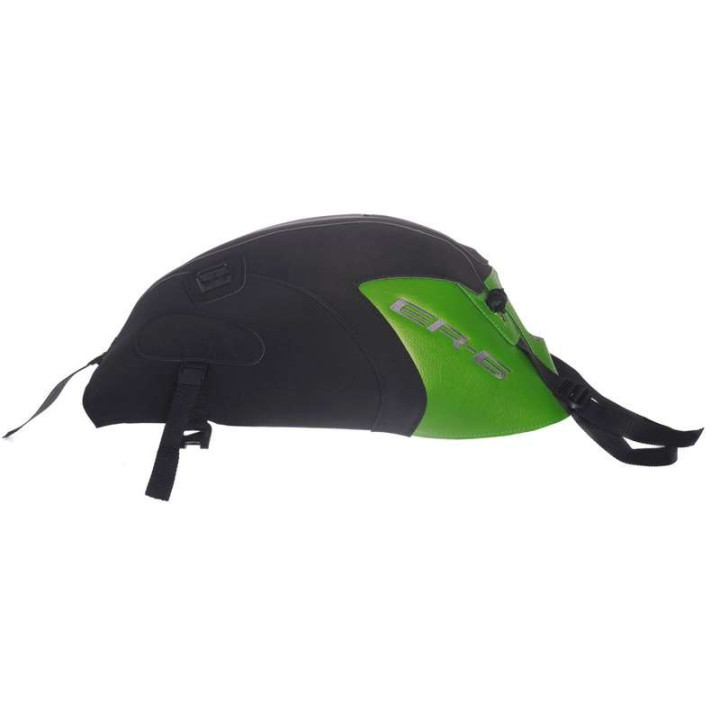 Bagster matte black/pearl green tank mat (1627G) Kawasaki ER-6 F 2014