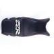 Housse de selle Bagster (2032F) Noir/Argent/Lettres Argent Kawasaki ZZR1100 95-96