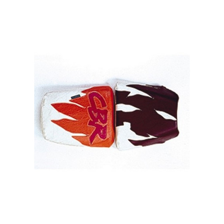 Housse de selle Bagster (2008H) Mastic/Bordeaux Fonce/Orange/Lettres Rouges Honda CBR900 94-95