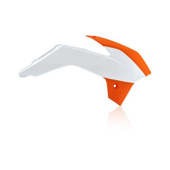 Ouies de radiateur blanc/orange Acerbis KTM SX85 (0016896.203) Ouies de radiateur blanc/orange Acerbis KTM SX85 (0016896.203)