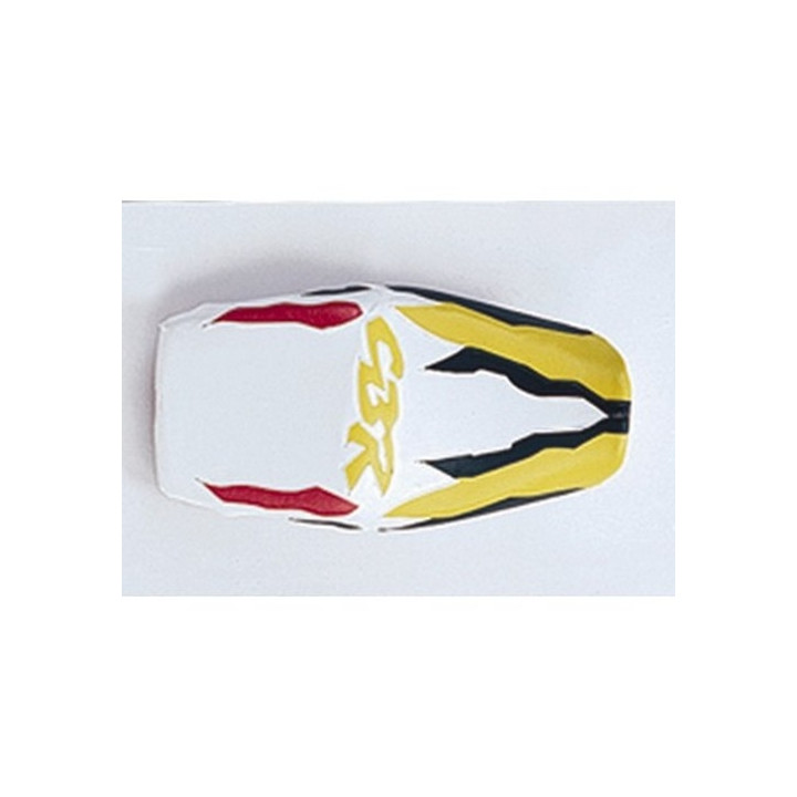 Saddle cover Bagster (2003Q) White/Black/Citron/Coquelicot/Letters Citron Honda CBR600 95-96