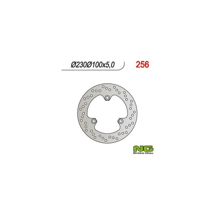 NG motorcycle brake disc (ref. 256)