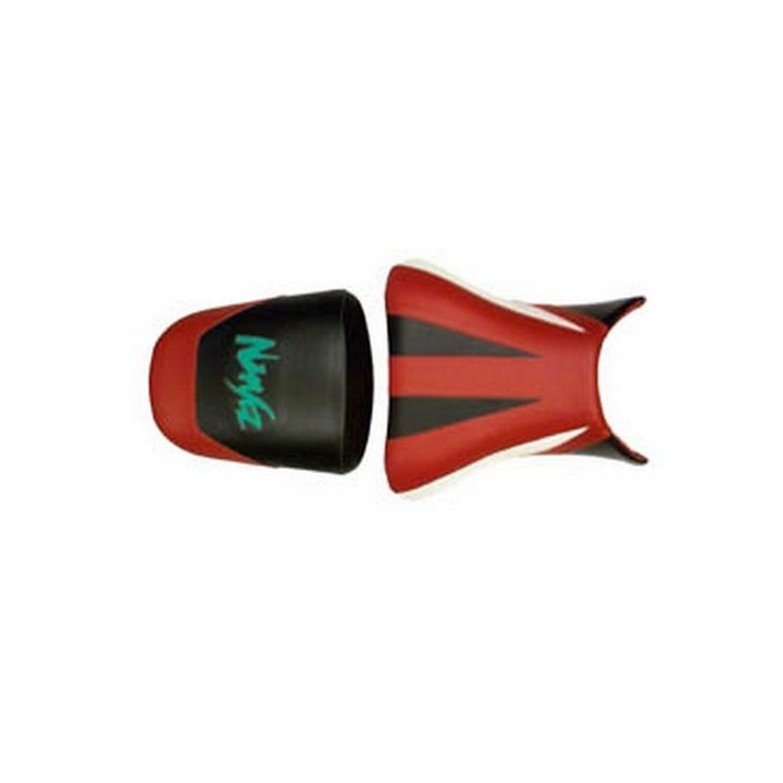Saddle cover Bagster (2090H) Red/Black/White/Letters Eucalyptus Kawasaki ZX6 R 00 Saddle cover Bagster (2090H) Red/Black/White/Letters Eucalyptus Kawasaki ZX6 R 00