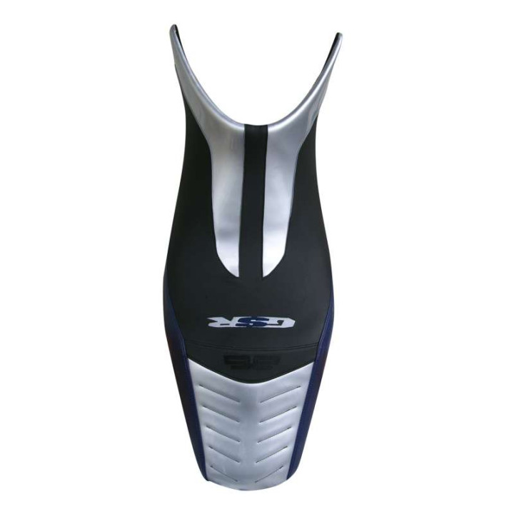 Housse de selle Bagster (2176LC) Bleu Fonce/Noir/Gris Metallise /Lettres Grises Cla Suzuki GSR600 (série spéciale Bagster) 06