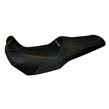 Housse de selle Tappezzeria MALAY TOTAL BLACK COMFORT SYSTEM Kawasaki Versys 1000 19-