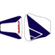 Saddle cover Bagster (2117B) White/Bleu Fonce/Red Letters Honda CBR600F SPORT 02 Saddle cover Bagster (2117B) White/Bleu Fonce/Red Letters Honda CBR600F SPORT 02