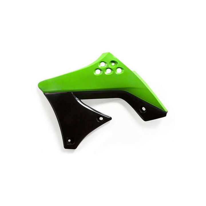 Acerbis Kawaski KX-F250 black/green radiator fins (0013136.553.009)