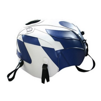 Tapis de réservoir Bagster blanc/bleu (1486Q) Aprilia 1000 Tuono/Factory Tapis de réservoir Bagster blanc/bleu (1486Q) Aprilia 1000 Tuono/Factory