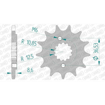 AFAM 13 teeth not 520 type 100500 Polaris 500 TLD Predator