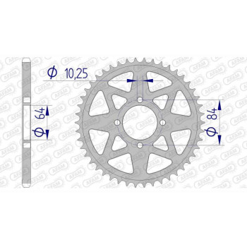 Couronne alu AFAM 41 dents pas 520 type 15310 Kawasaki KSF 400 Couronne alu AFAM 41 dents pas 520 type 15310 Kawasaki KSF 400