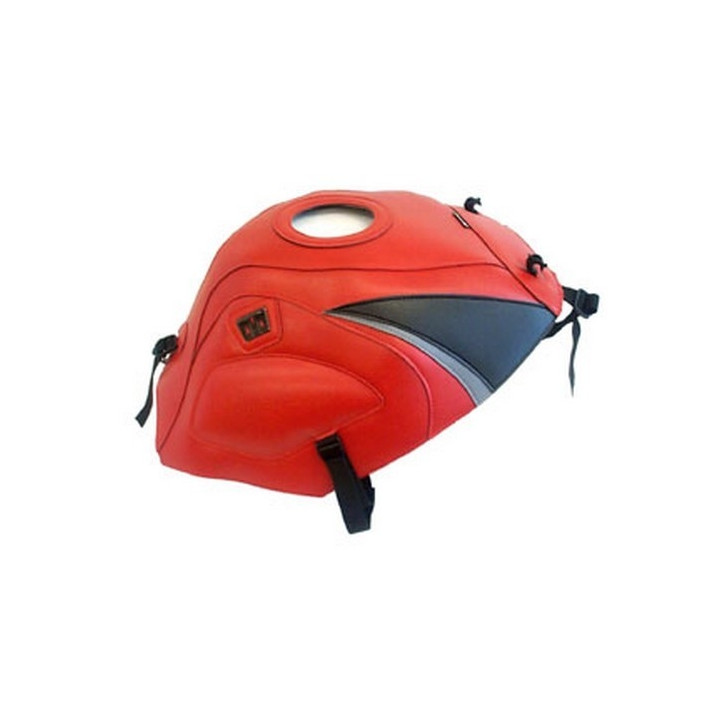 Bagster tank mat red/black on steel (1224S) Suzuki GS 500 E
