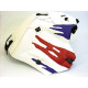 Bagster tank mat white/lilac/deco red (1245E) Honda XRV750 Africa Twin