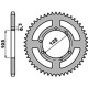 Couronne alu PBR 62 dents ultra-light pas 428 type 4413 Derbi DRD 125