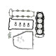 Pochette joints haut-moteur Athena P400250600605 Kawasaki ZX6R