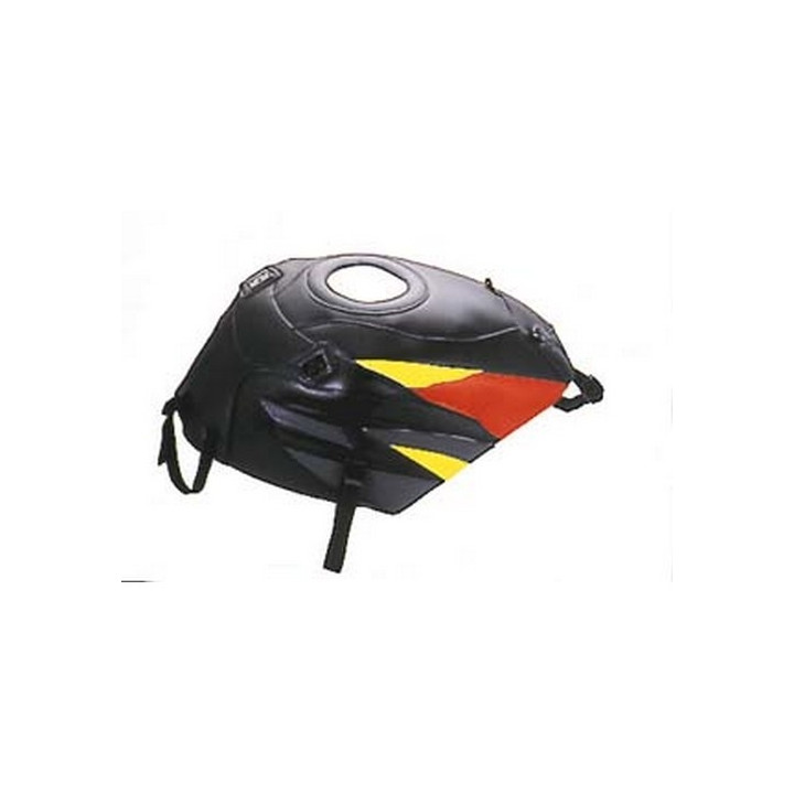 Tapis de réservoir Bagster noir/rouge/anthracite/jaune (1208R) Honda CBR600F2