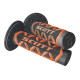 Poignées Scott Diamond + Donut GRIP Noir/Orange