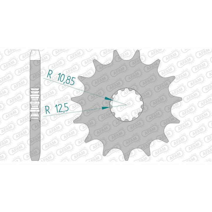 Pignon AFAM 15 dents pas 530 type 28400 Cagiva 1000 Raptor Pignon AFAM 15 dents pas 530 type 28400 Cagiva 1000 Raptor