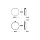 Plaquettes de frein organique BENDIX MA24