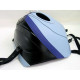 Tapis de réservoir Bagster bleu argent/noir/bande violette (1208N) Honda CBR600F2
