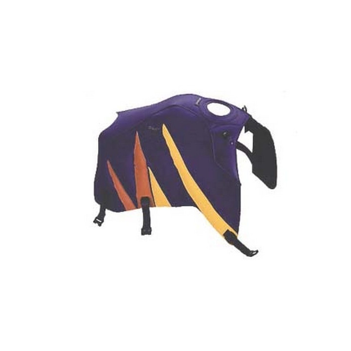 Tapis de réservoir Bagster bleu gitane/jaune/orange (1233G) Yamaha XTZ660