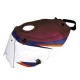 Bagster tank mat black/white/periwinkle/orange (1228G) Yamaha FZR1000