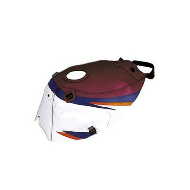 Tapis de réservoir Bagster cassis/blanc/pervenche/orange (1228G) Yamaha FZR1000 Tapis de réservoir Bagster cassis/blanc/pervenche/orange (1228G) Yamaha FZR1000