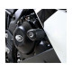 Tampons de protection R&G AERO (CP0405BL) Honda CBR500R 16-