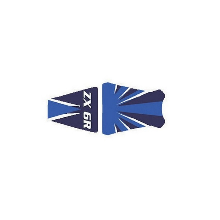 Housse de selle Bagster (2090K) Gitane/Bleu Fonce/Blanc/Lettres Blanches Kawasaki ZX6 R/RR 01-02 Housse de selle Bagster (2090K) Gitane/Bleu Fonce/Blanc/Lettres Blanches Kawasaki ZX6 R/RR 01-02