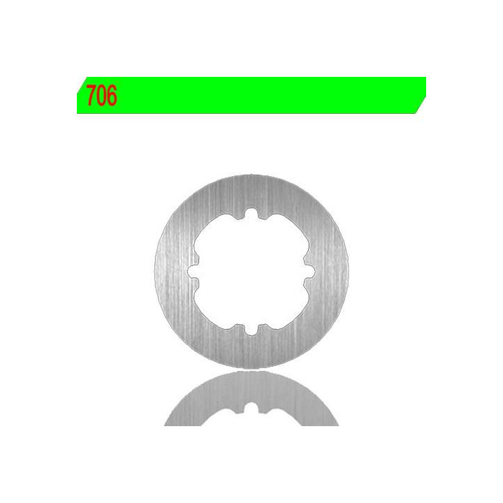 Rear brake disc NG 706 WR125/250