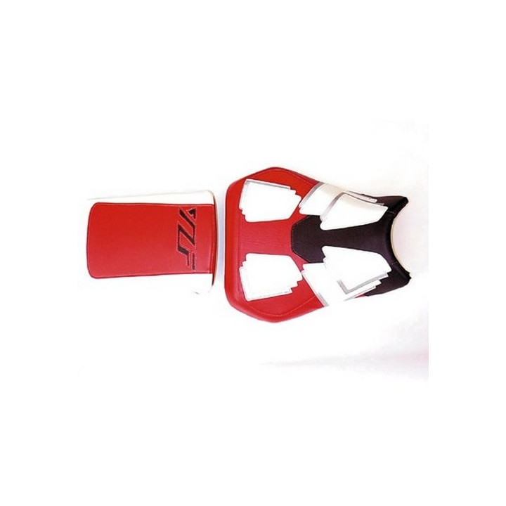Housse de selle Bagster (2091C) Rouge/Blanc/Argent/Noir/Lettres Noires Yamaha YZF-R1 98
